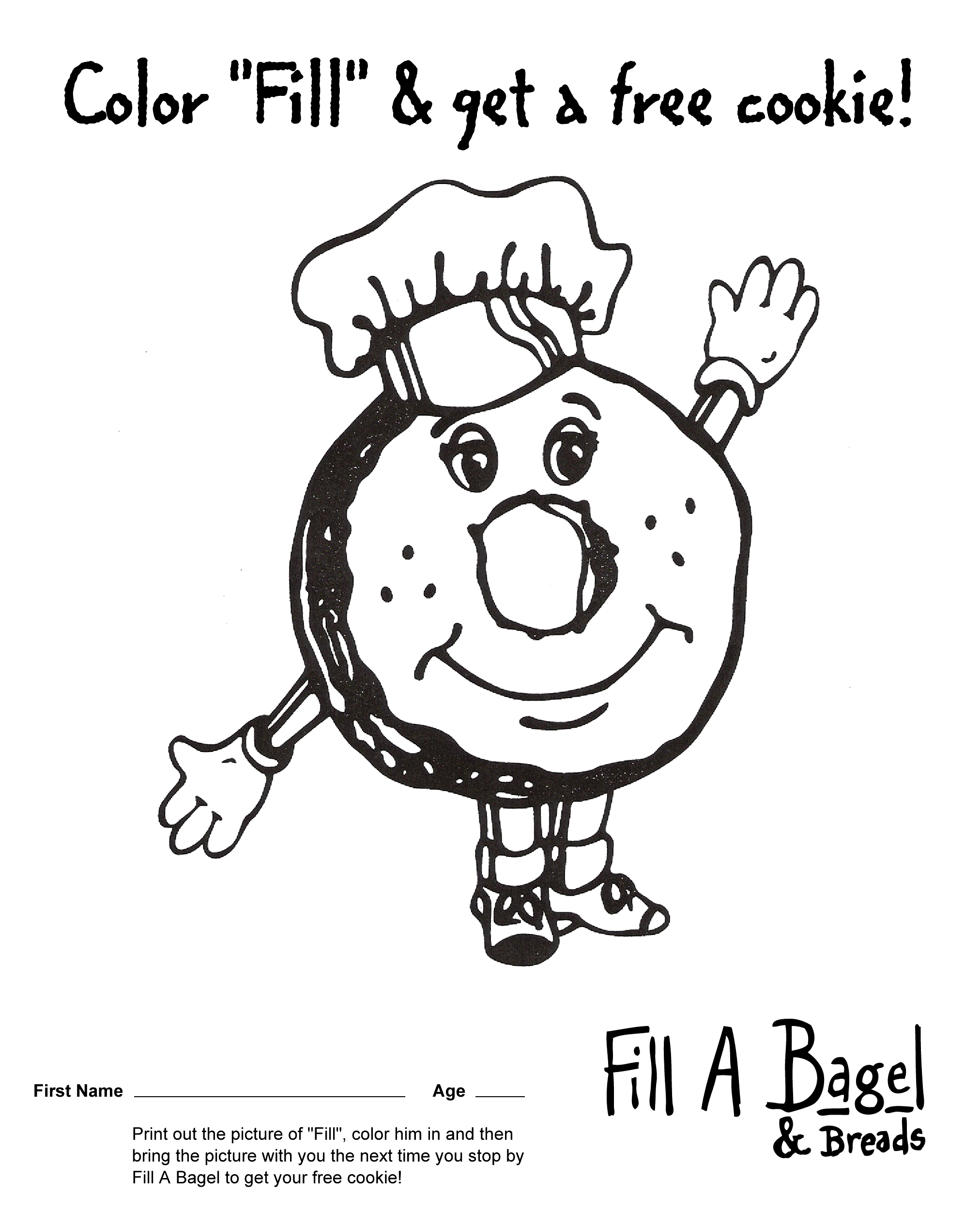 Fill A Bagel & Breads | Color "Fill"